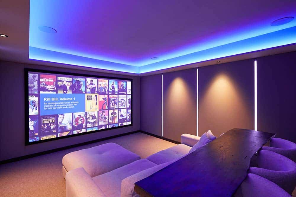 Concept Installations Ibiza showroom: home cinema demo room